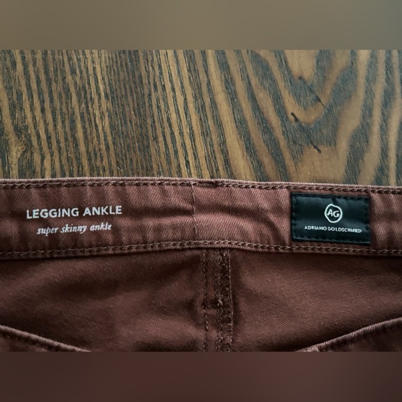 Adriano Goldschmied Legging Ankle super skinny jeans women’s 28R red orange - Picture 10 of 16